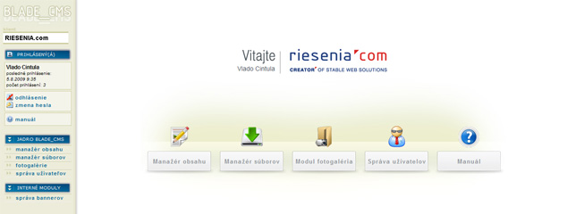 Content management system BLADE_CMS