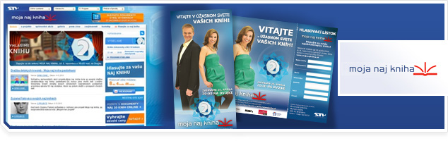 Návrh identity, printov a internetového sídla mojanajkniha.sk