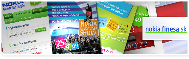 Návrh firemnej identity pre Nokia shop